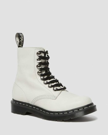Dr Martens 1460 Pascal Hardware Šnurovacie Čižmy Damske Béžové | 4170-HJPFZ